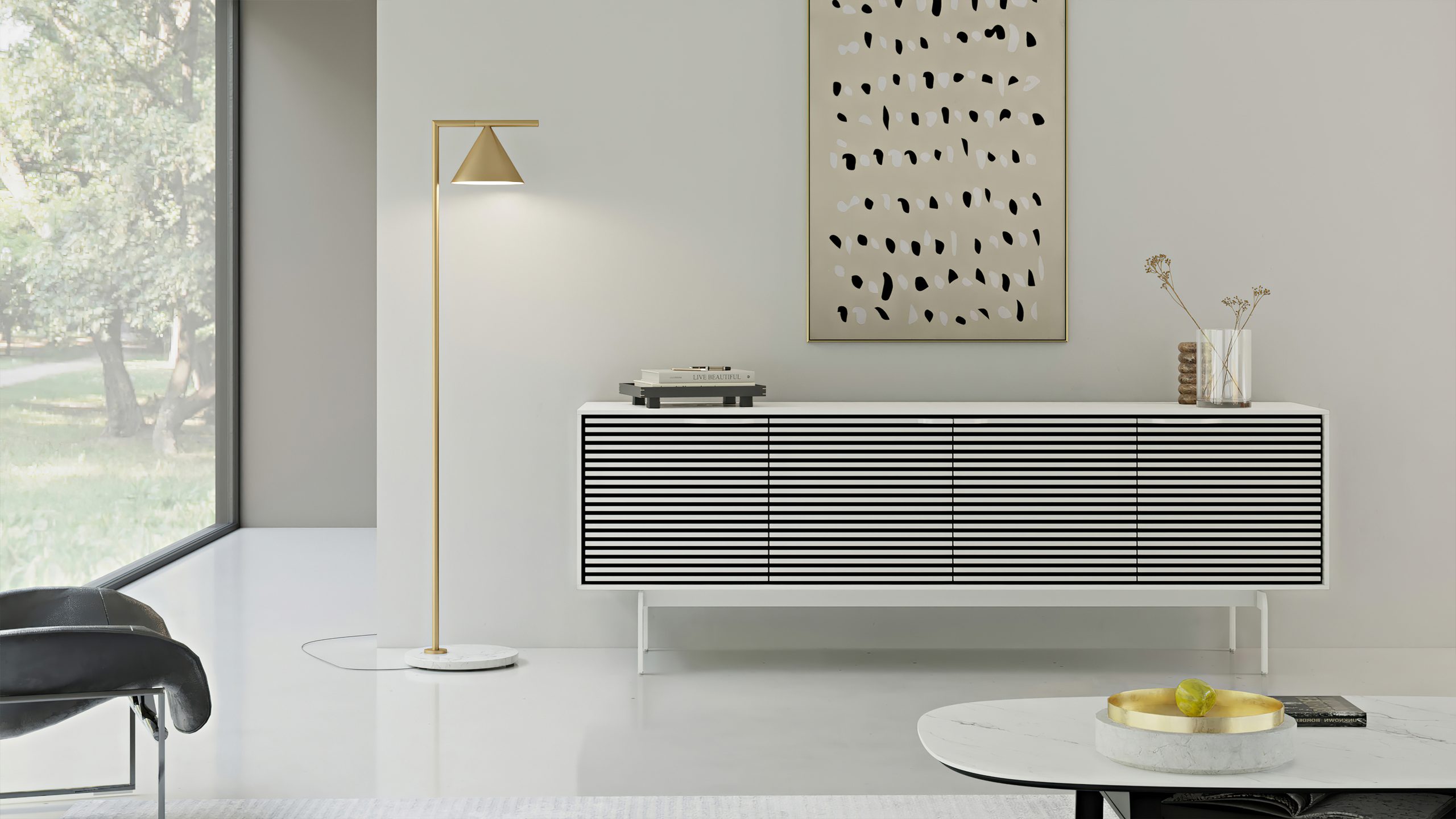 Align 7479 Large Modern TV Stand, Media Console & Credenza | BDI