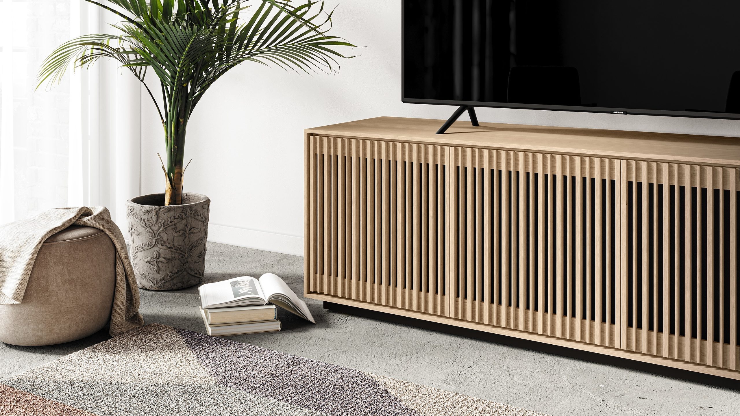 Profile 8479 Modern Storage + Media Cabinet | BDI Furniture