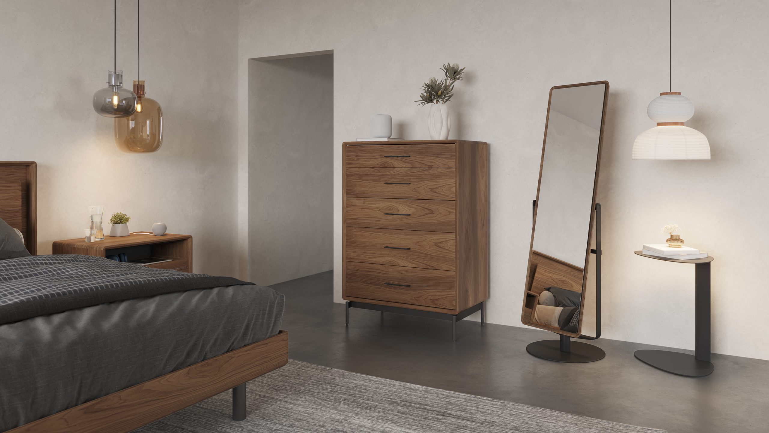 Continuum 3472 Full-Length Standing Mirror | BDI Furniture