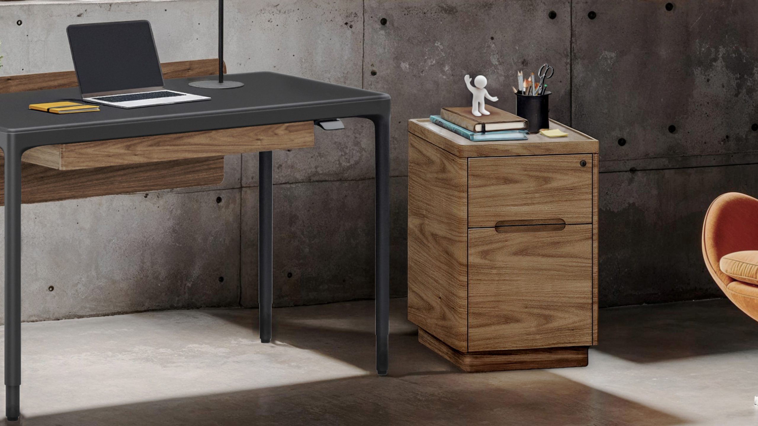 Luma 6727 File & Storage Pedestal | BDI Furniture