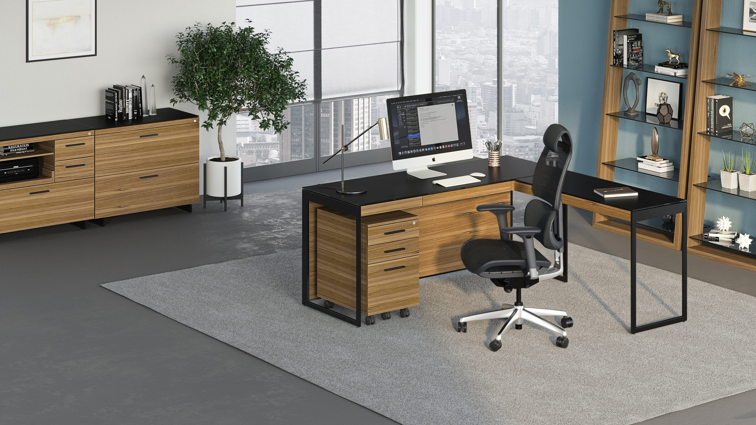 Sequel 20 6101 Modern Home Office Desk | BDI Furniture
