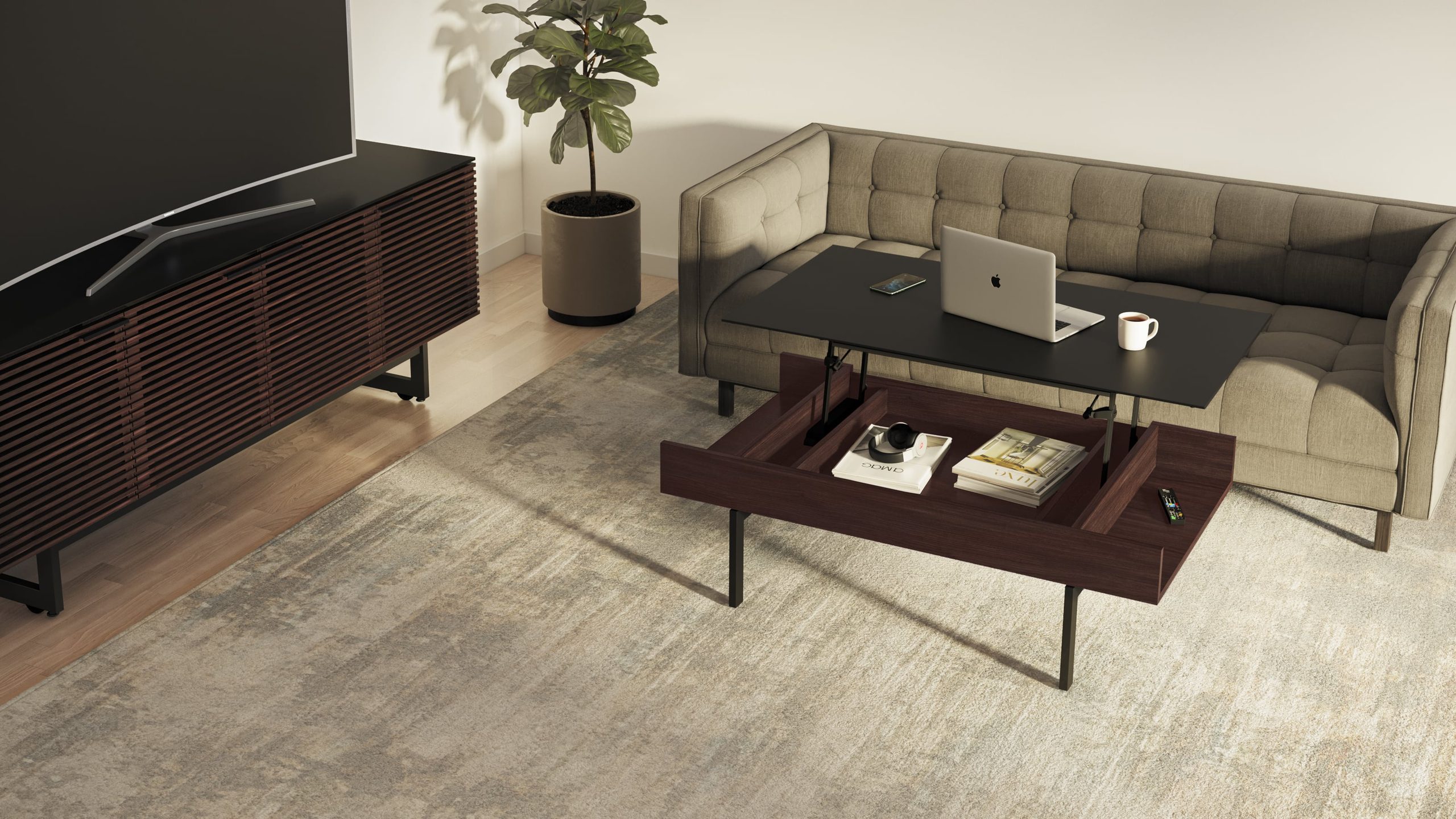 Reveal 1192 Lift Top Coffee Table | BDI Furniture