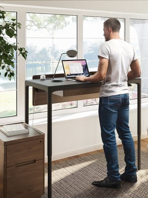 Luma office lift compact standing desk 6761 homepage