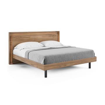 Up linq bed king 9119 BDI walnut modern platform bed 1 on 1200
