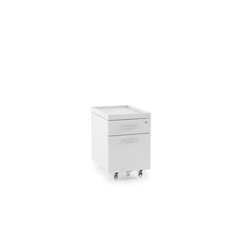 Centro 6416 White Lateral File Storage Cabinet | BDI Furniture