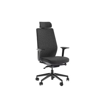 Coda 3521 modern black home office task chair bdi furniture 1 1200