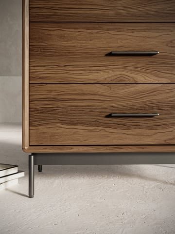 Linq 9185 modern wood bedroom tall chest bdi furniture walnut sturdy 360 480