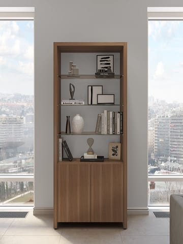 Linea shelf 5802 natural walnut bookshelf collection page 360 480