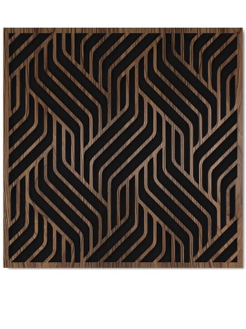 Weave door walnut