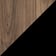 Natural Walnut / Black