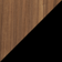 Natural Walnut / Black Semblance