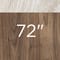 Ivory Travertine / Natural Walnut 72"