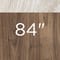Ivory Travertine / Natural Walnut 84"