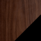 Chocolate Stained Walnut / Black