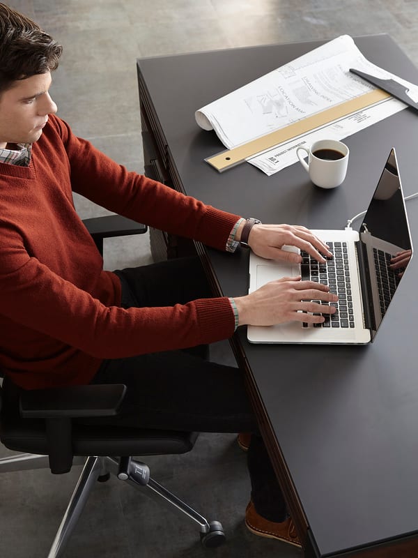 BDI'S NEW MILO ALUMINUM LAPTOP TABLE OFFERS VERSATILITY FOR WORK