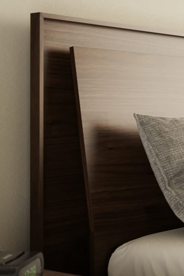 Kava 9619 king BDI walnut modern headboard 720 1080