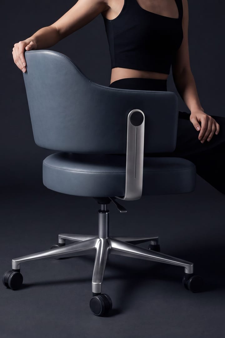 C Irca Chair ocean blue leather bdi furniture lifestyle studio 720 1080