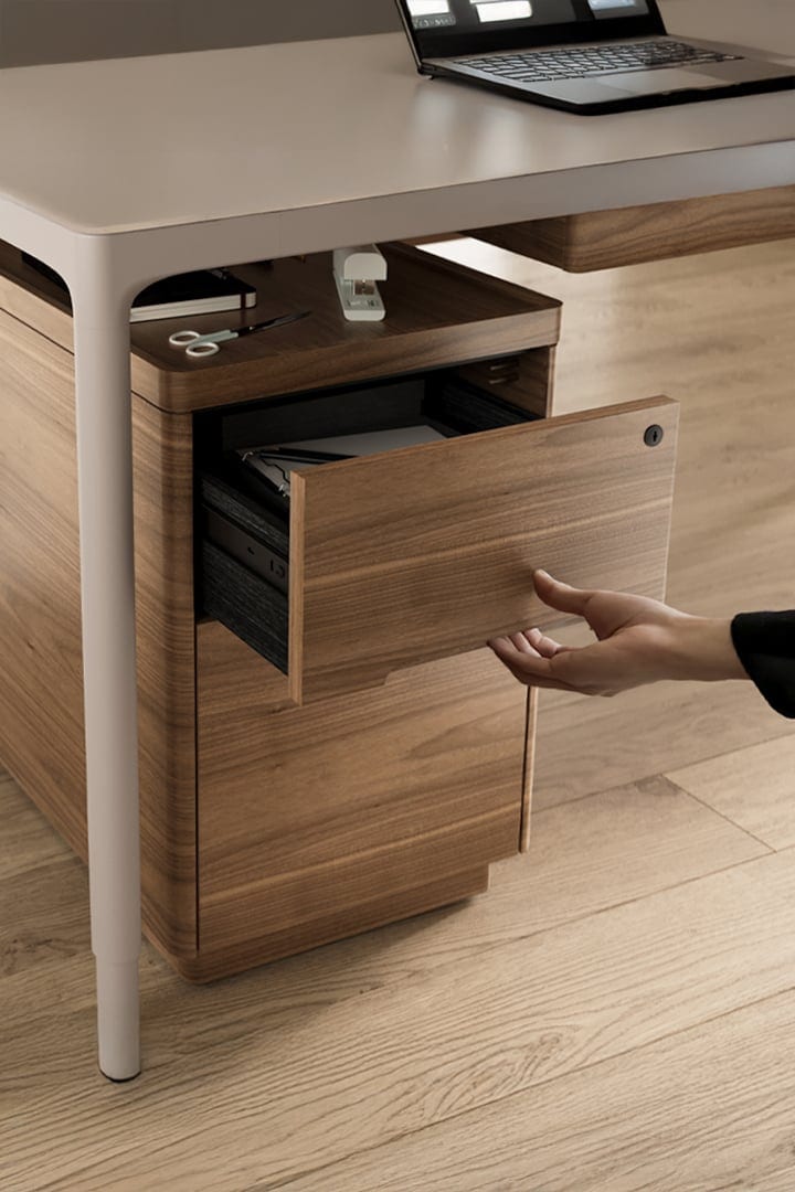 Luma WL 6727 file pedestal modern home office furniture BDI 8101140