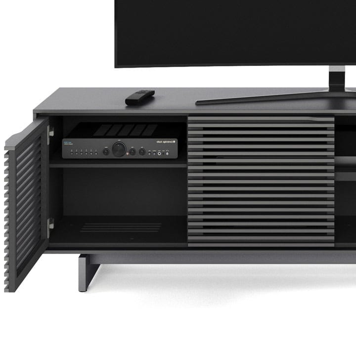 Align 7479 media cabinet has enough storage space to hold a PS5 and Xbox Series X gaming consoles.