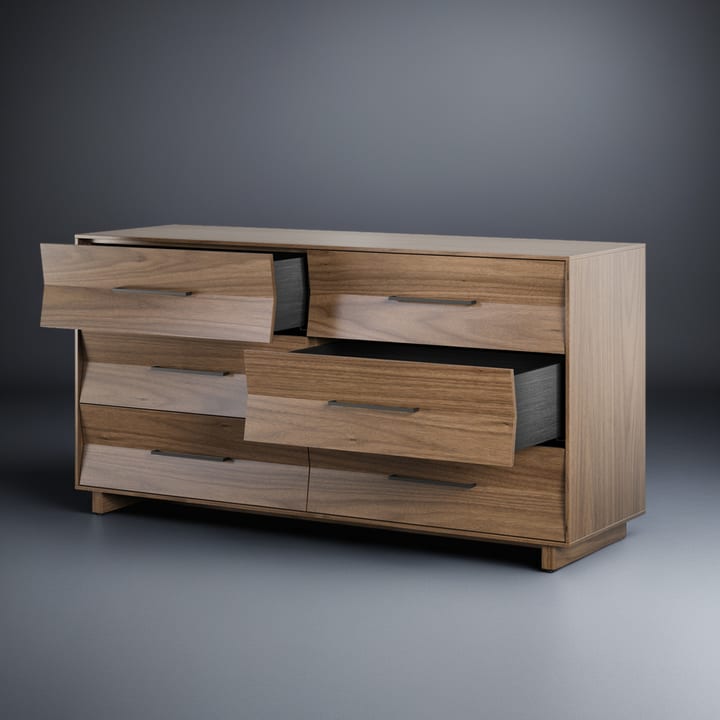 KAVA 9686 | 6-Drawer Modern Dresser | BDI Furniture