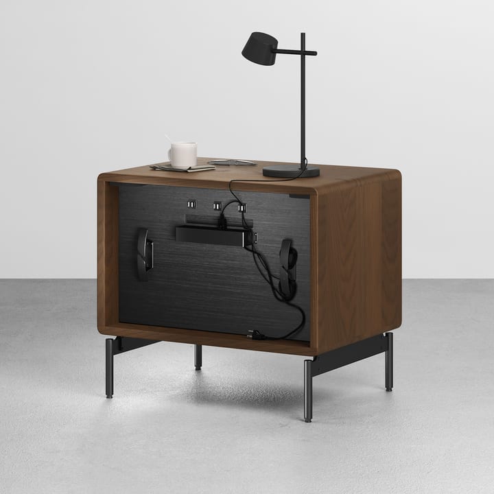 Linq 9182 modern wood bedroom 28 side table bdi furniture mocha power station