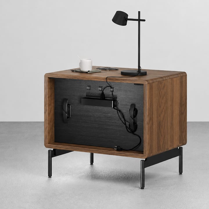 Linq 9182 modern wood bedroom 28 side table bdi furniture walnut isolated 10 720x720