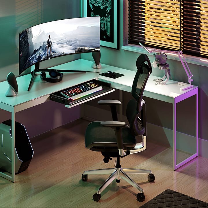 Centro BDI gaming desk return split