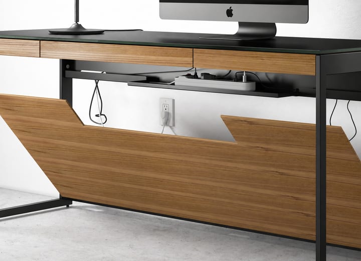 Sequel desk wire management black