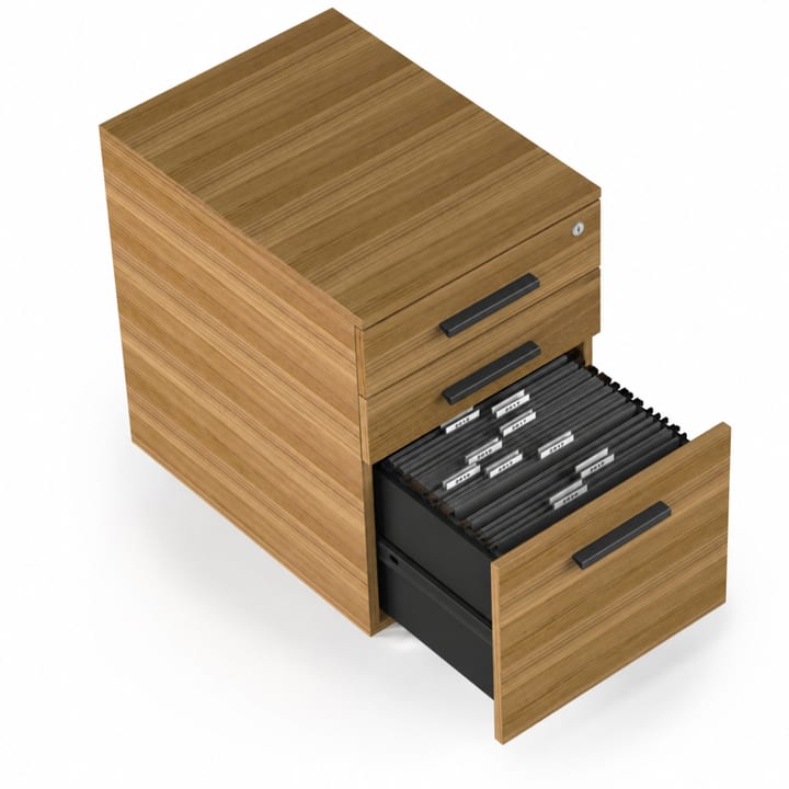 Sequel file cabinet 6107 versatile file storage BDI 2024 black