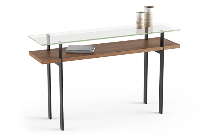 Terrace 1153 Modern Slim Glass Console Table | BDI Furniture
