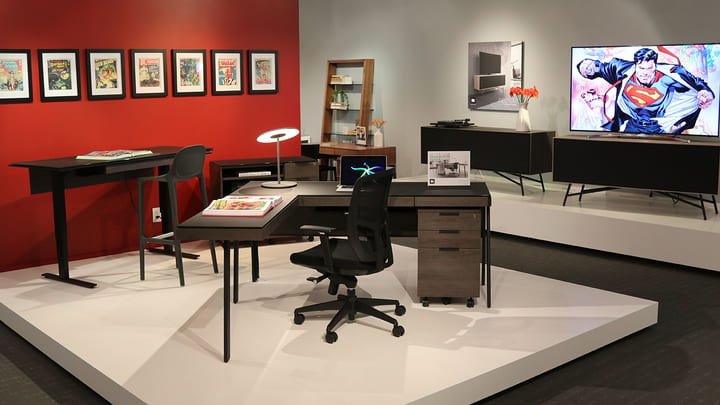 Sigma office story in the BDI High Point Showroom.