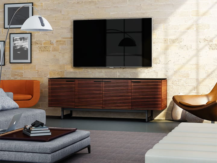 Award-winning Corridor 8179 modern tv stand by BDI Furniture.