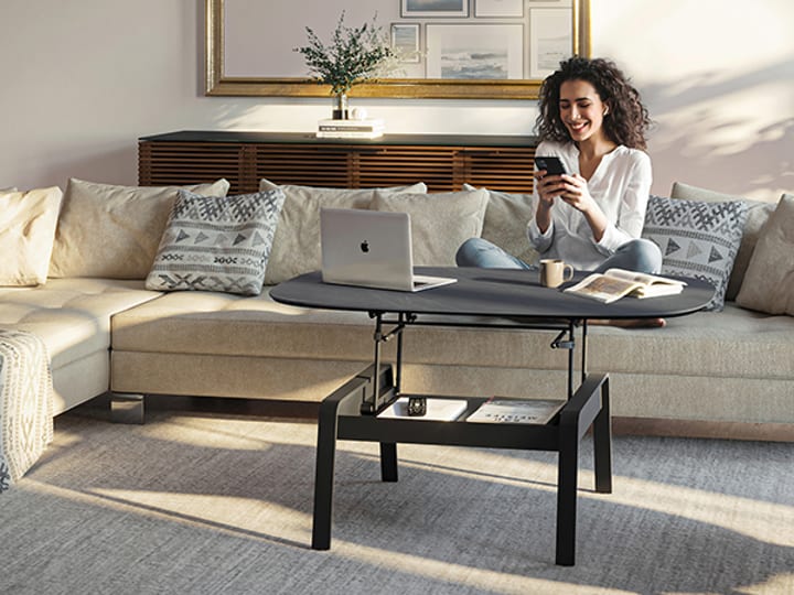 Maximize small home office cloud 9 lift top coffee table bdi furniture 600