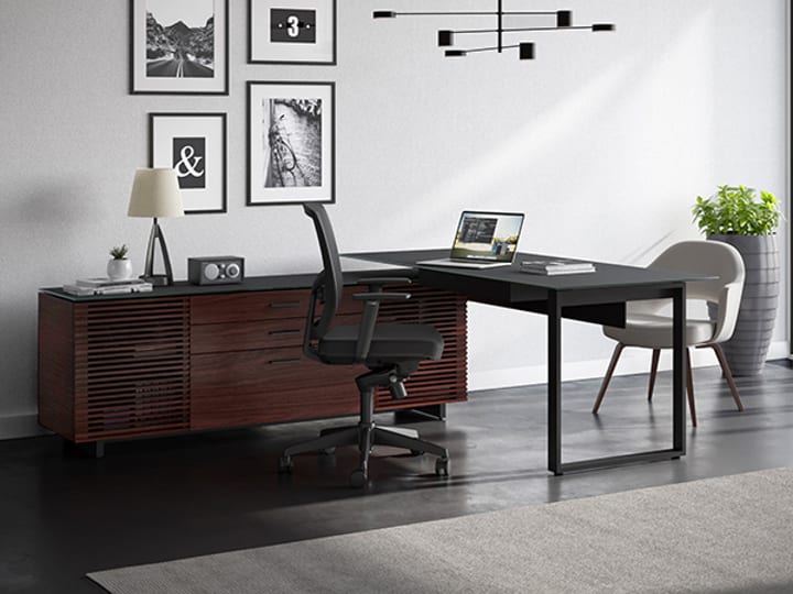 Maximize small home office corridor l shaped desk bdi furniture 600
