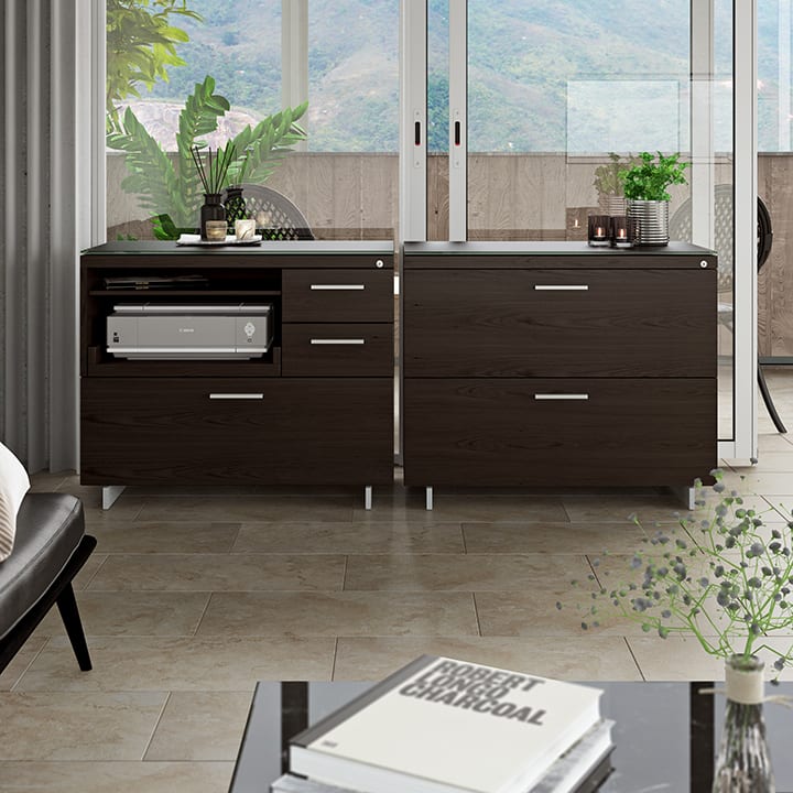 Sequel home office collection locking file storage feature bdi furniture 720