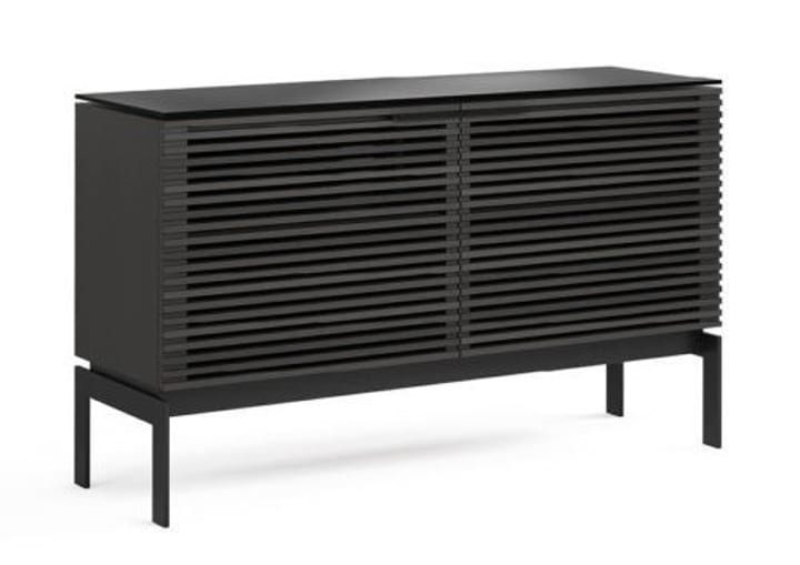Corridor Sv Media Credenza Charcoal Stained Ash Png