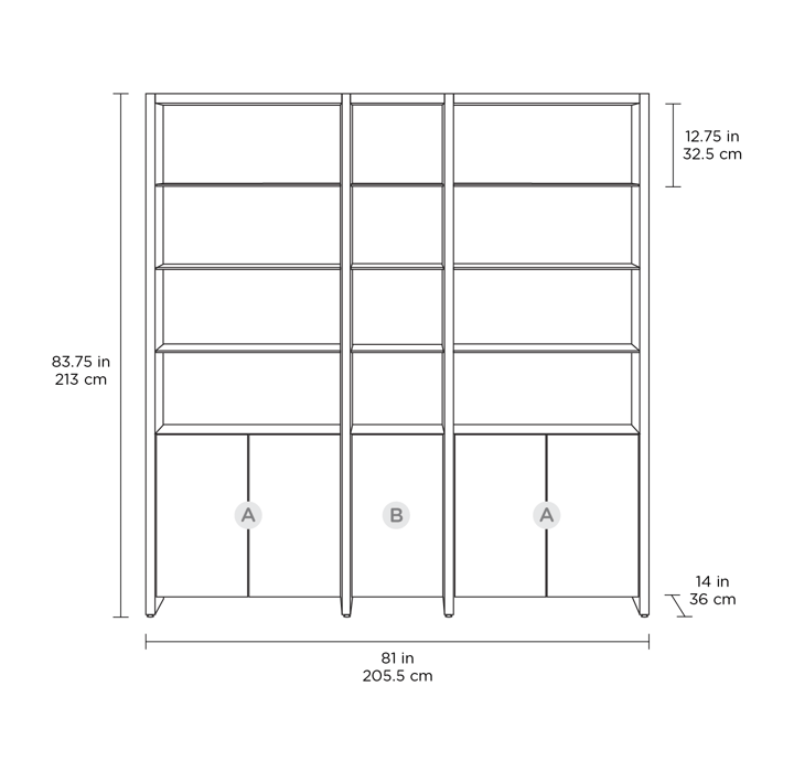 Linea 3-Shelf System | 81