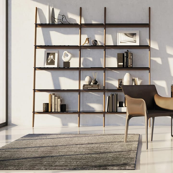 Stiletto shelf BDI 5702 5701 A 5702 A walnut office slider 750