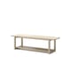 Kava 9600 modern wood bench BDI washed oak isolated 2 3200