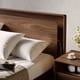 Up linq bed 9119 king BDI walnut modern platform bed PRODUCT TYPE 720 2