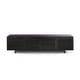 The BDI Corridor Media Console in Charcoal Contemporary Tv Cabinet with Media Storage and Adjustable Shelving