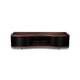 The Ola Curved Media Cabinet in Chocolate Walnut by BDI modern entertainment center with abundant media storage
