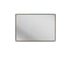 Linq rectangle mirror 9194 BDI modern frame natural walnut 3 3200
