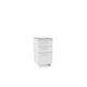 Centro 6414 white locking file cabinet BDI storage 3200 1