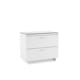 Centro 6416 white locking file cabinet BDI storage 3200 1