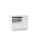 Centro 6417 white file printer cabinet BDI locking storage 3200 1