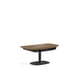Soma 1130 height adjustable modern coffee table bdi furniture walnut 1 1200